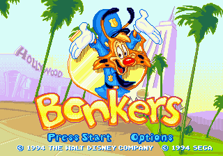 Bonkers (USA, Europe) Title Screen